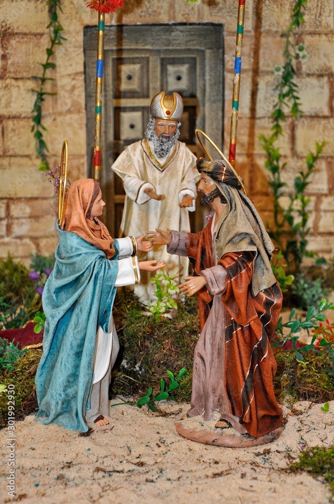 Obraz premium Los desposorios de la Virgen y San José