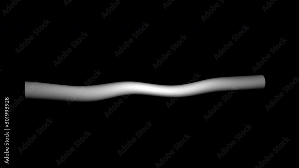 Computer generated 3D shape. Abstract rendering of a geometric object on a dark backdrop