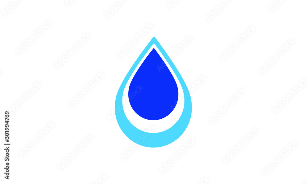 Abstract water drop logo sign symbol on white background, Waterdrop Logo design template. Natural Drop Water Spa Logo Template Illustration Design Abstract water drop logo sign symbol on white background, Waterdrop Logo design template. Natural Drop Water Spa Logo Template Illustration Design