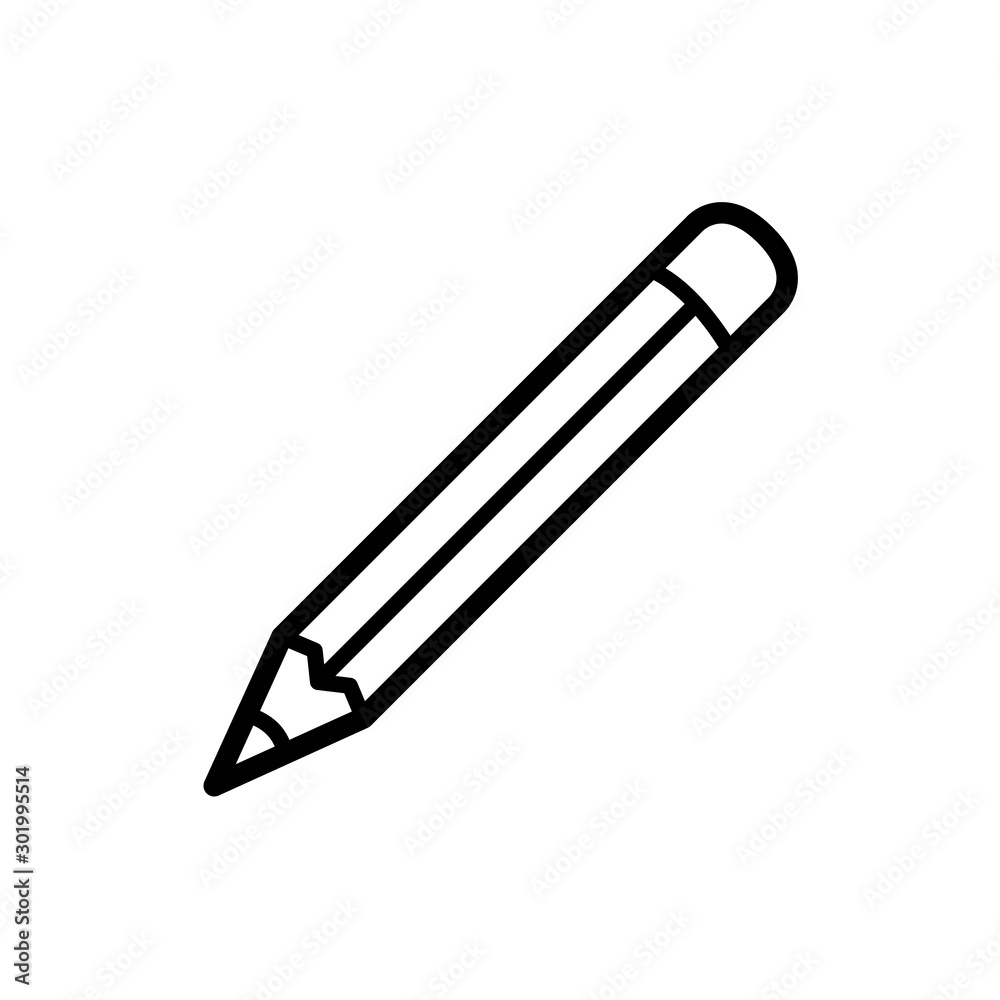 pencil icon vector design template pencil icon vector design template