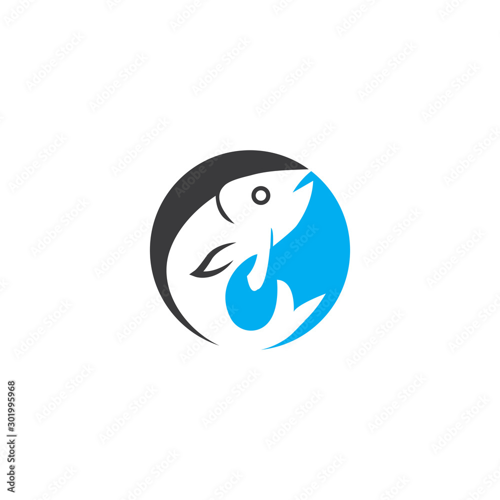 Fish logo template Fish logo template
