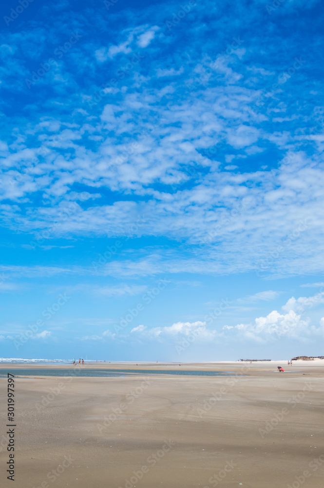 Blue sky in sunny day over brazilian desert Blue sky in sunny day over brazilian desert