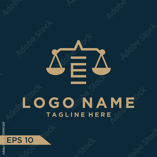  Logo design law  Inspiration for companies from the initial letters logo E icon