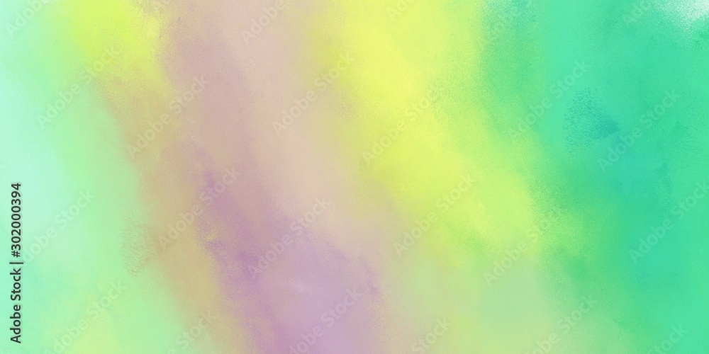 abstract fine brushed background with tan, medium aqua marine and pastel green color and space for text. can be used as wallpaper or texture graphic element