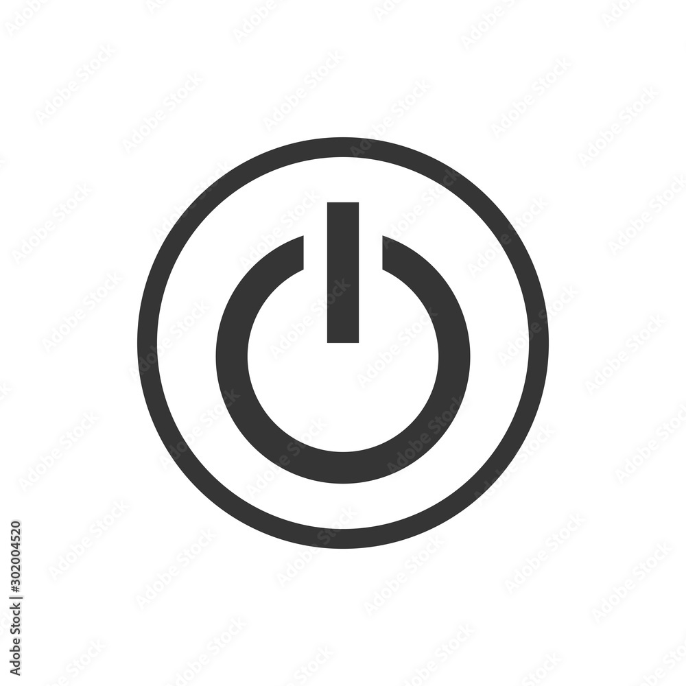 Power Icon Vector Illustration Power Icon Vector Illustration