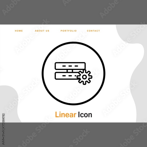 Server Setting Icon For Your Design,websites and projects.