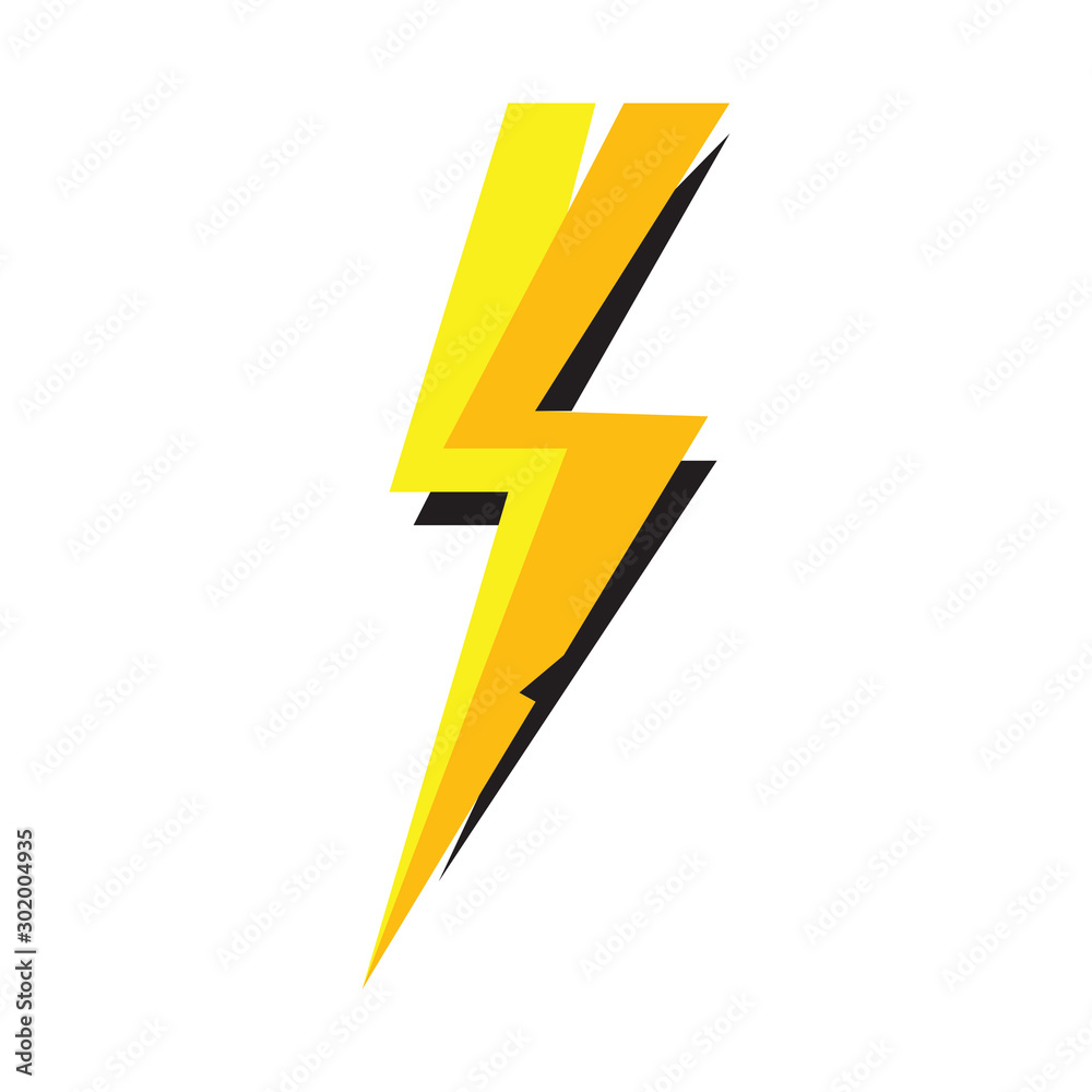lightning thunderbolt electricity logo design template lightning thunderbolt electricity logo design template