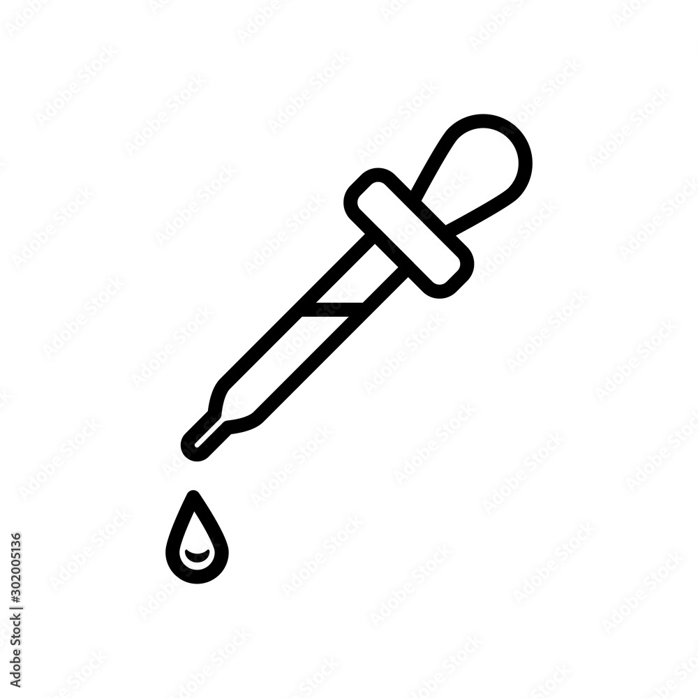 dropper icon trendy flat design dropper icon trendy flat design