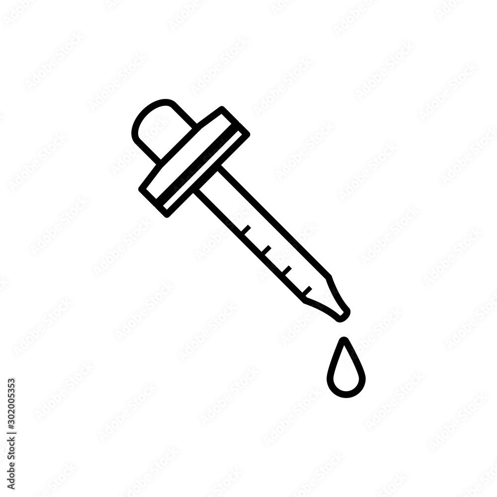 dropper icon trendy flat design dropper icon trendy flat design