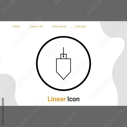Plumb bob Icon For Your Design,websites and projects.