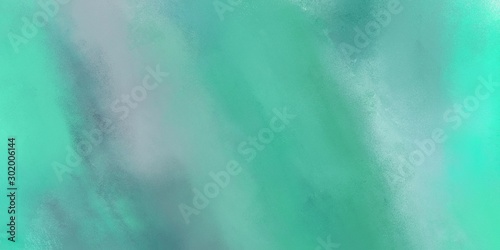 abstract painting technique with texture painting with medium aqua marine, ash gray and blue chill color and space for text. can be used for cover design, poster, advertising