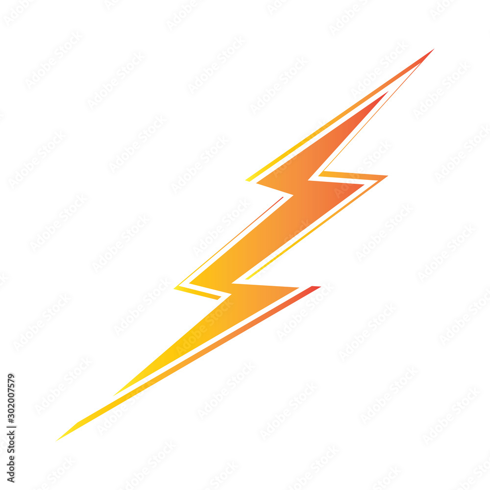 lightning thunderbolt electricity logo design template lightning thunderbolt electricity logo design template