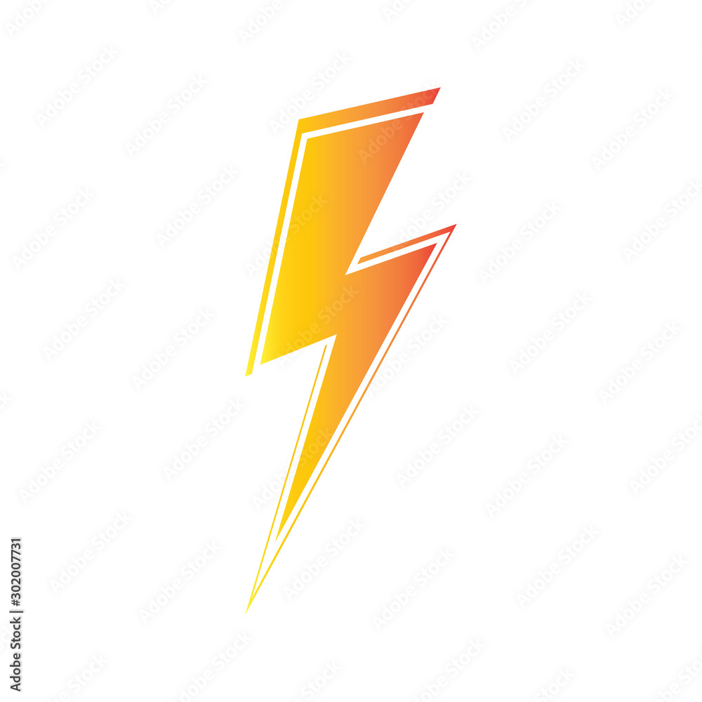 lightning thunderbolt electricity logo design template lightning thunderbolt electricity logo design template