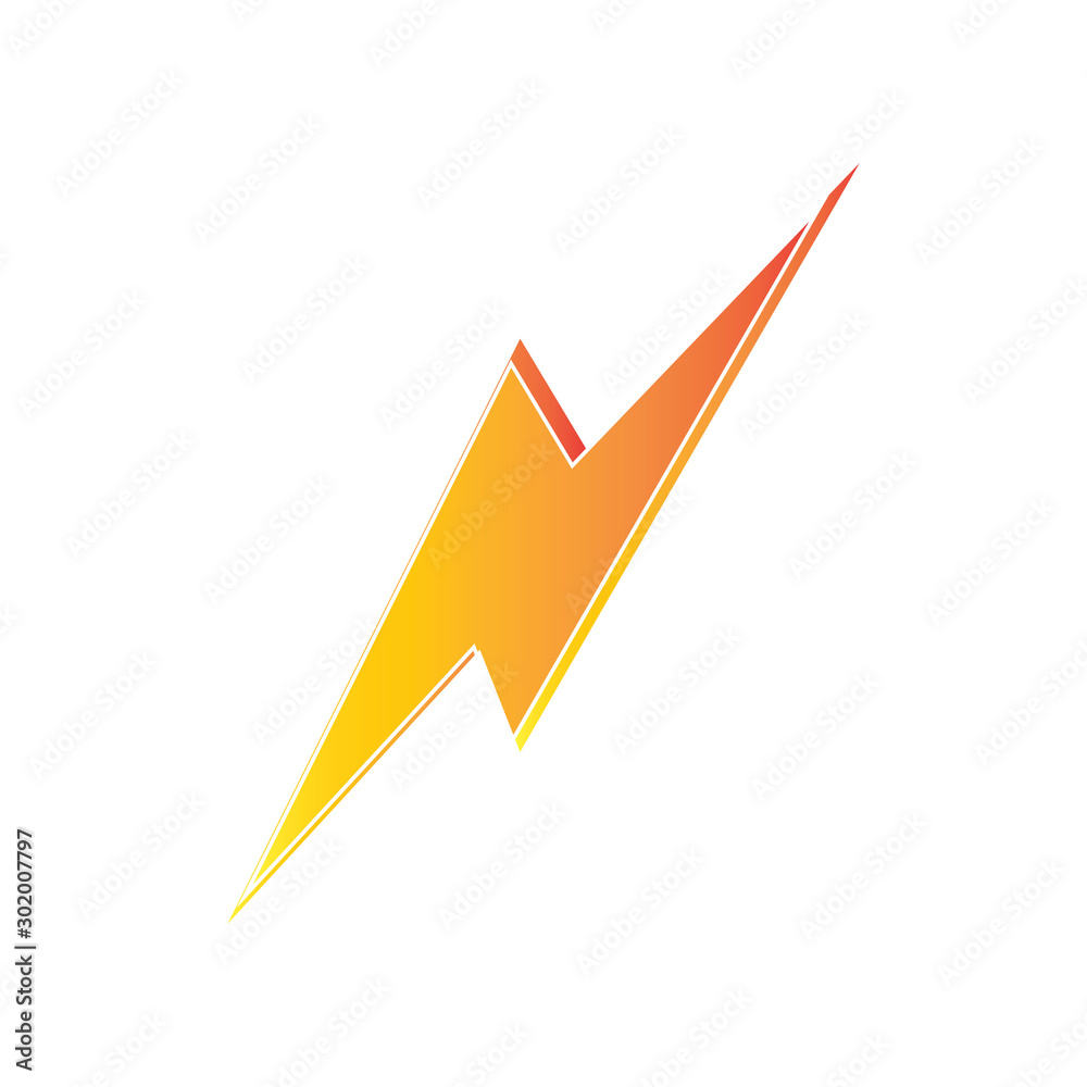 lightning thunderbolt electricity logo design template lightning thunderbolt electricity logo design template