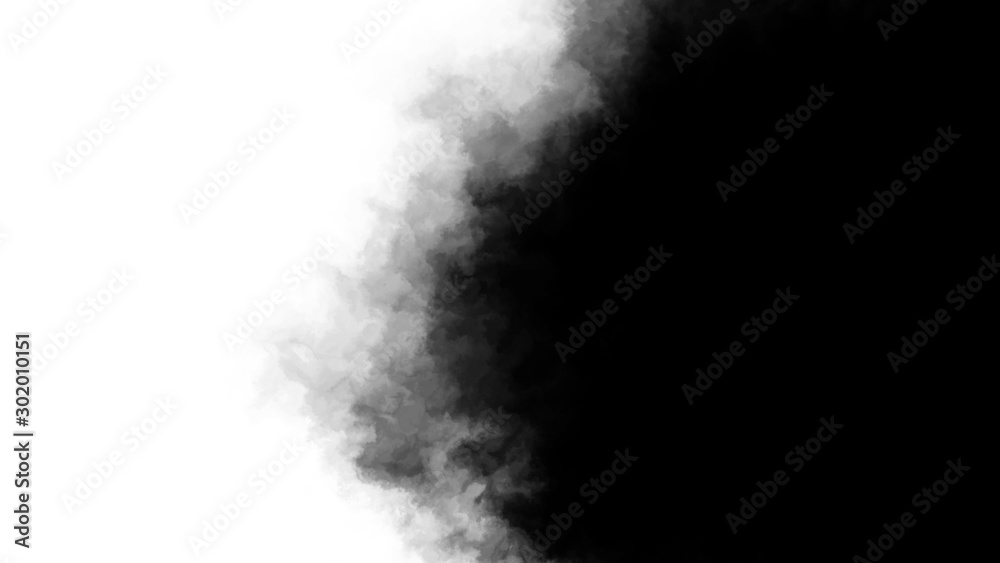Αυτοκόλλητο ink transition splatter blot spreading right to left turbulent moving abstract p