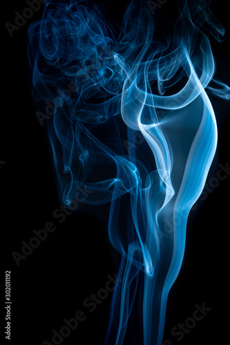 Smoke flowers colorful for background