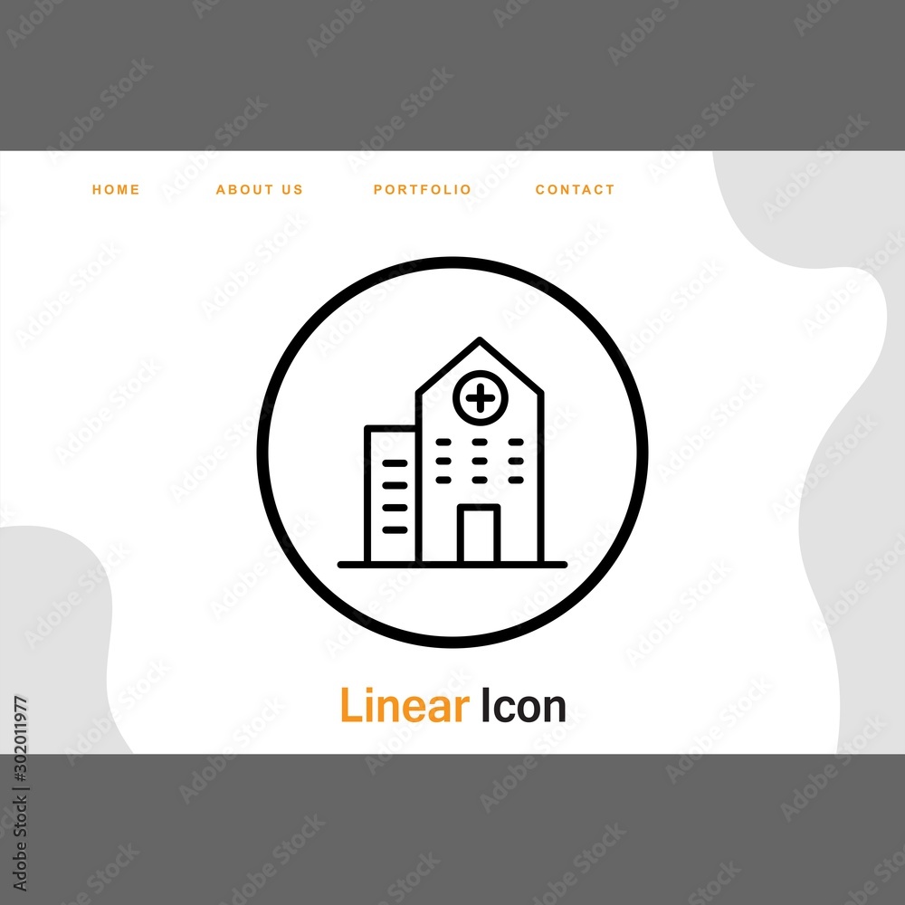Hospital Icon For Your Design,websites and projects.