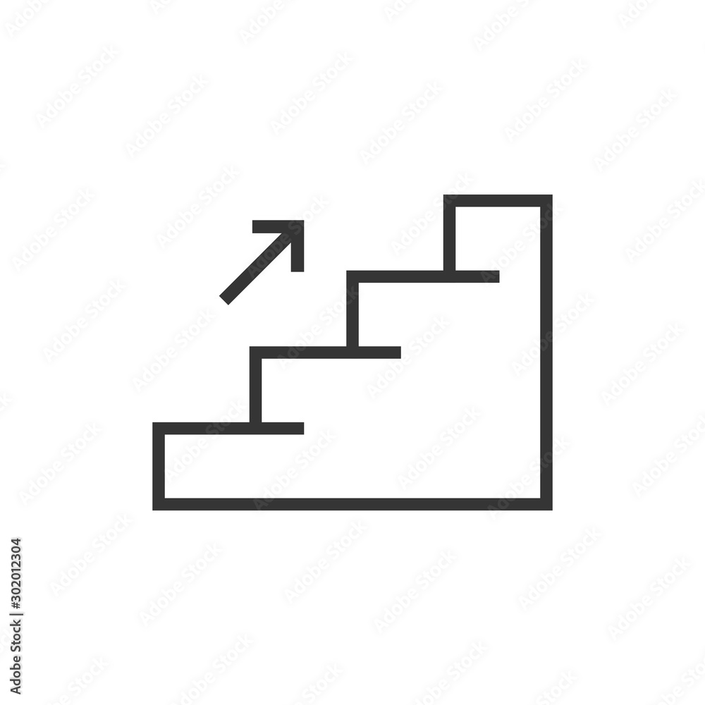Stairs Icon Vector Illustration Stairs Icon Vector Illustration