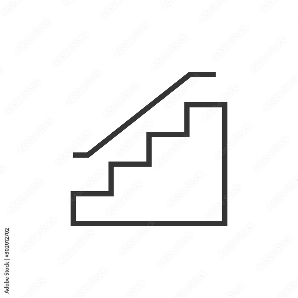 Stairs Icon Vector Illustration Stairs Icon Vector Illustration