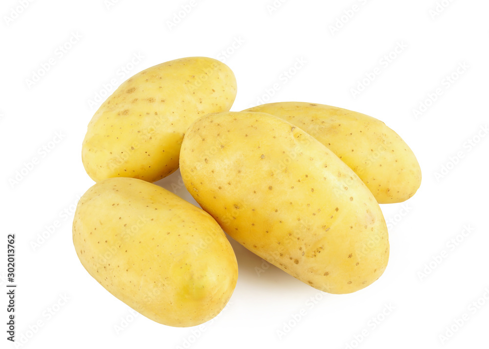 Potato fresh raw material for cooking food isolated on white background. This has clipping path. Potato fresh raw material for cooking food isolated on white background. This has clipping path.