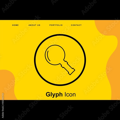 Magnifire Glass Icon For Your Design,websites and projects.