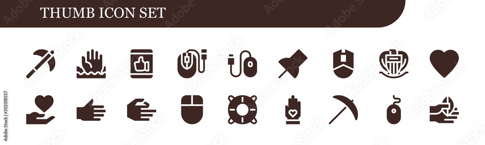 thumb icon set thumb icon set