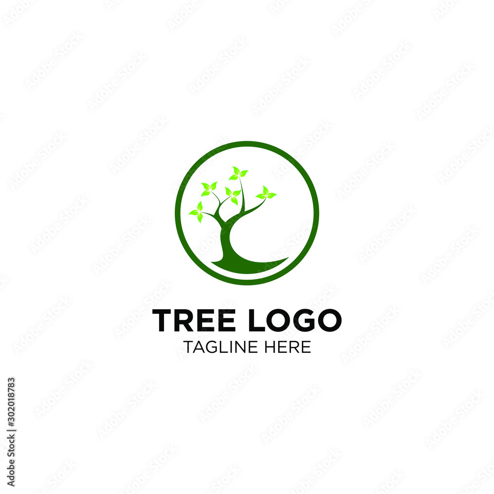 tree logo. circle tree logo templates tree logo. circle tree logo templates