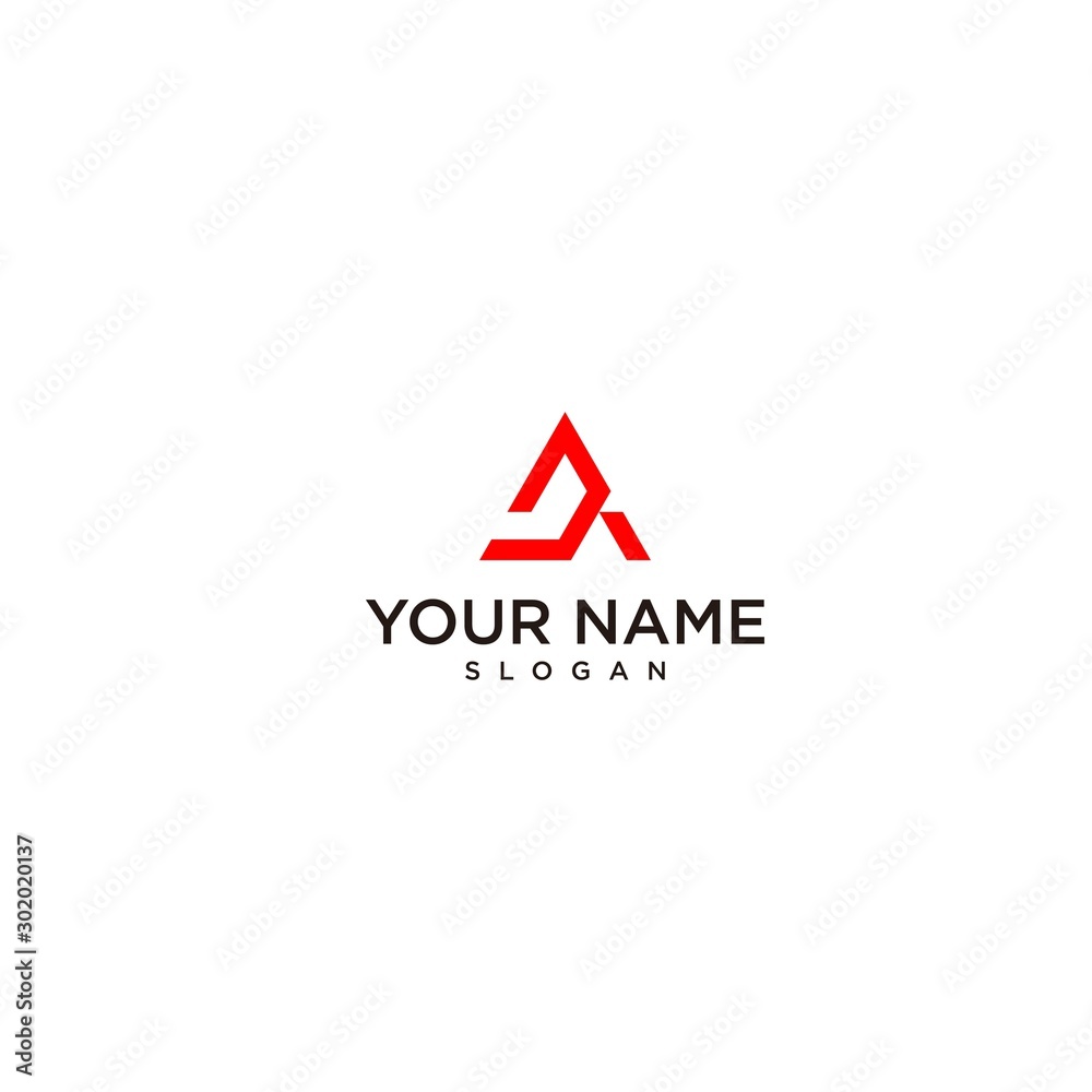 Bold logo design of letter D and A with dark background - EPS10 - Vector. Bold logo design of letter D and A with dark background - EPS10 - Vector.