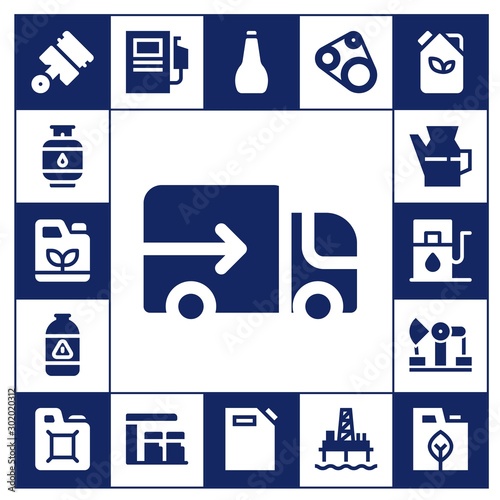 diesel icon set