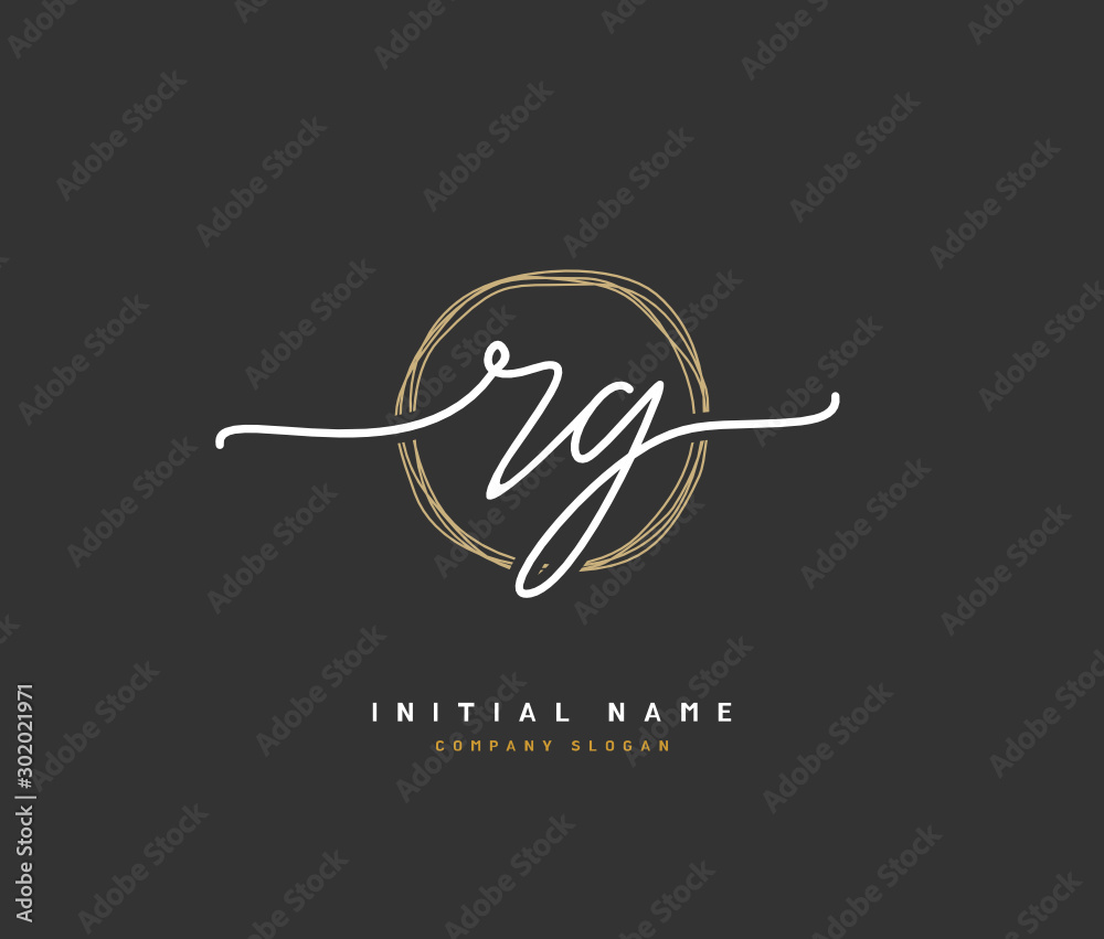 R G RG Beauty vector initial logo, handwriting logo of initial signature, wedding, fashion, jewerly, boutique, floral and botanical with creative template for any company or business. R G RG Beauty vector initial logo, handwriting logo of initial signature, wedding, fashion, jewerly, boutique, floral and botanical with creative template for any company or business.