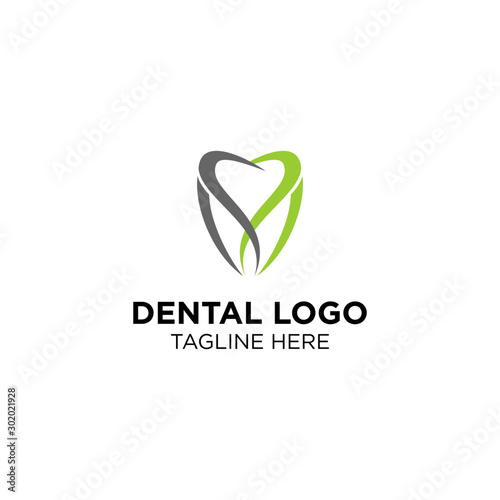 Dental logo, tooth dental logo templates