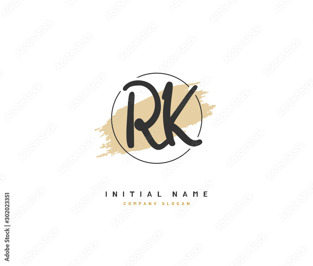 R K RK Beauty vector initial logo, handwriting logo of initial signature, wedding, fashion, jewerly, boutique, floral and botanical with creative template for any company or business. R K RK Beauty vector initial logo, handwriting logo of initial signature, wedding, fashion, jewerly, boutique, floral and botanical with creative template for any company or business.