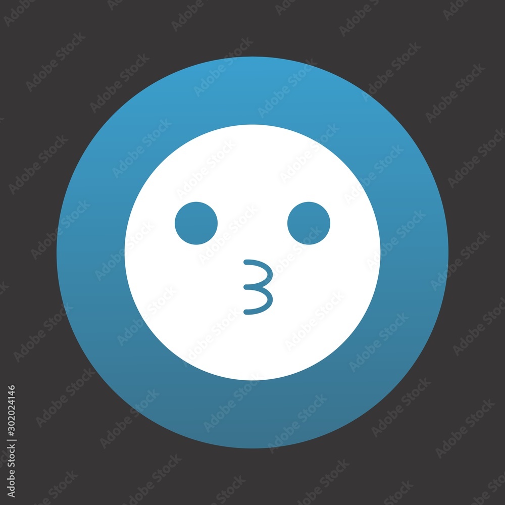 Kiss Emoji Icon For Your Design,websites and projects. Kiss Emoji Icon For Your Design,websites and projects.