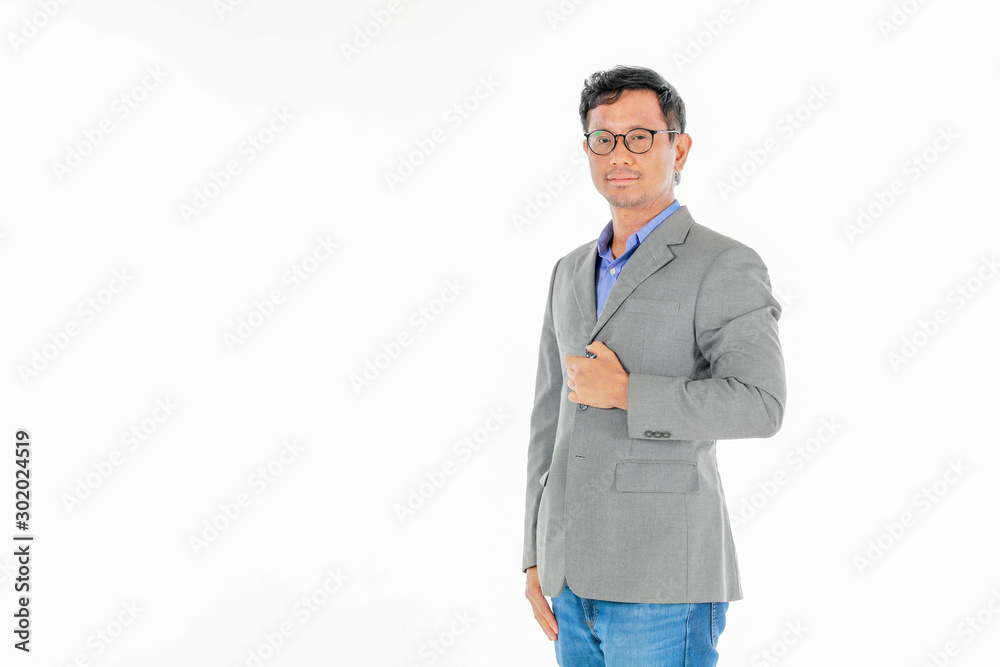 The Business Man in formal Suit Doctor White Background isolated The Business Man in formal Suit Doctor White Background isolated