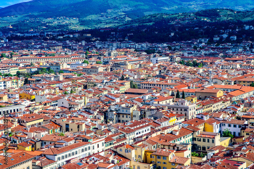 View of the beautiful city of Florence, in the Tuscany region of Italy