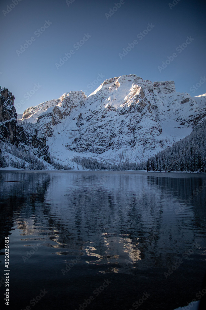 Lake with a Mountain