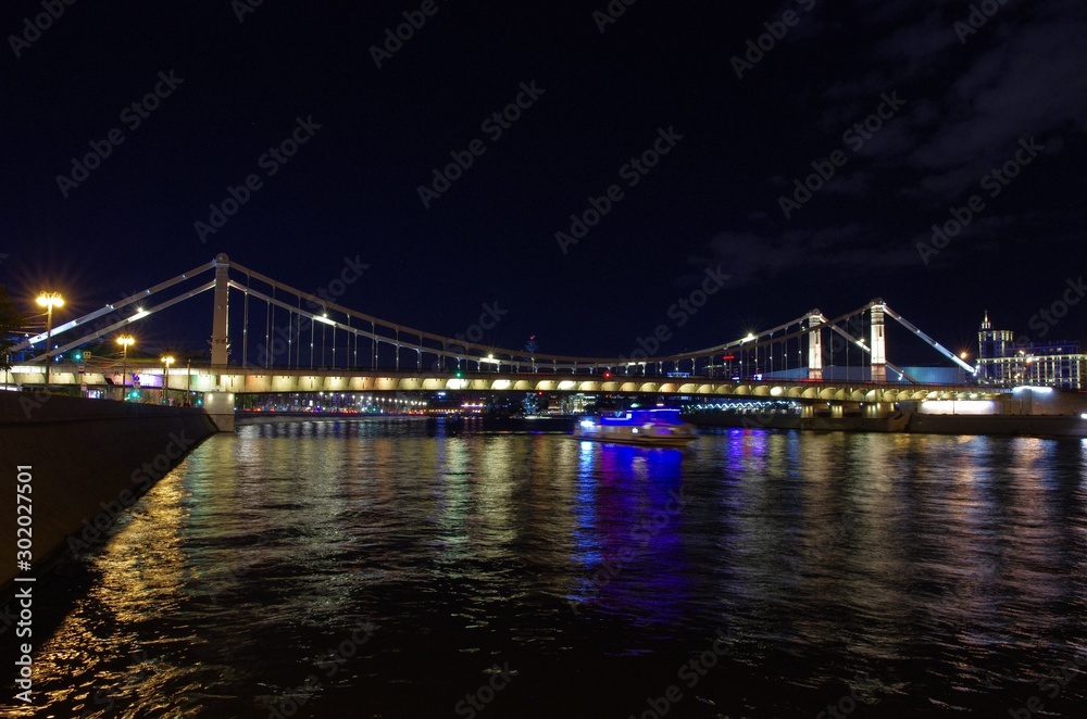 bridge at night