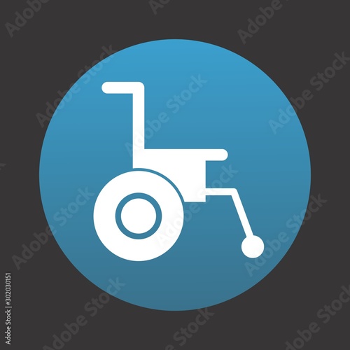 Wheel chair Icon For Your Design,websites and projects.