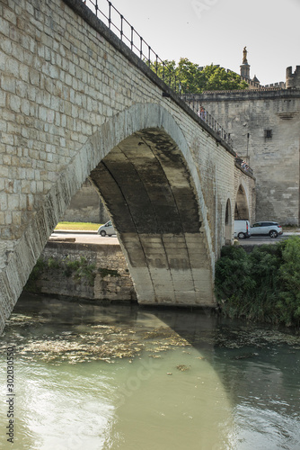 The Saint Bénézet bridge, known as the Avignon bridge, photo