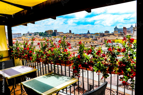 Canvas Print Exploring the beautiful city of Rome, Italy