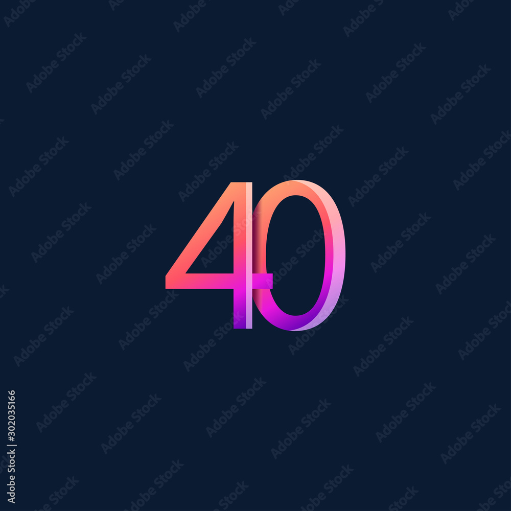 Anniversary Number For Celebrate Moment, Anniversary Design Anniversary Number For Celebrate Moment, Anniversary Design