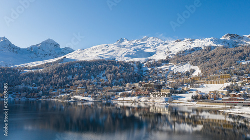 St. Moritz, Swiss village in Engadine