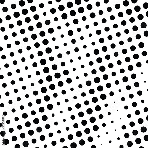 Abstract halftone dotted background. Monochrome pattern with dot and circles. Vector modern pop art texture for posters, sites, business cards, cover postcards, interior design, labels, stickers.