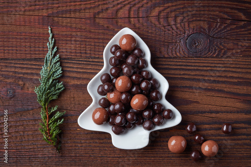 berries covered with chocolate