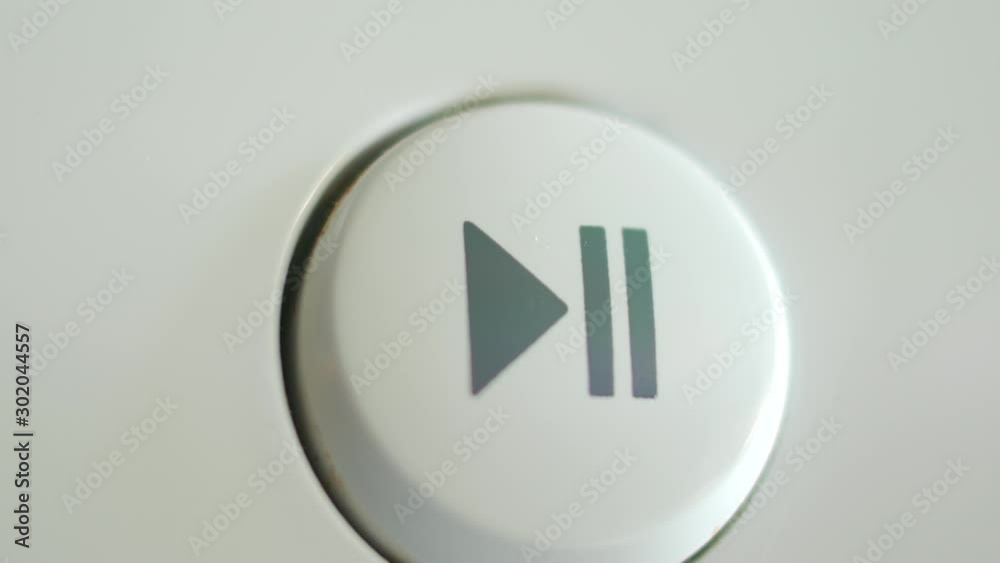 Press the play pause button on the device