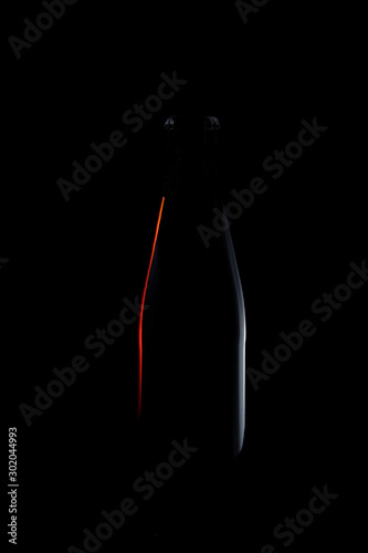 abstract,bottle,black background