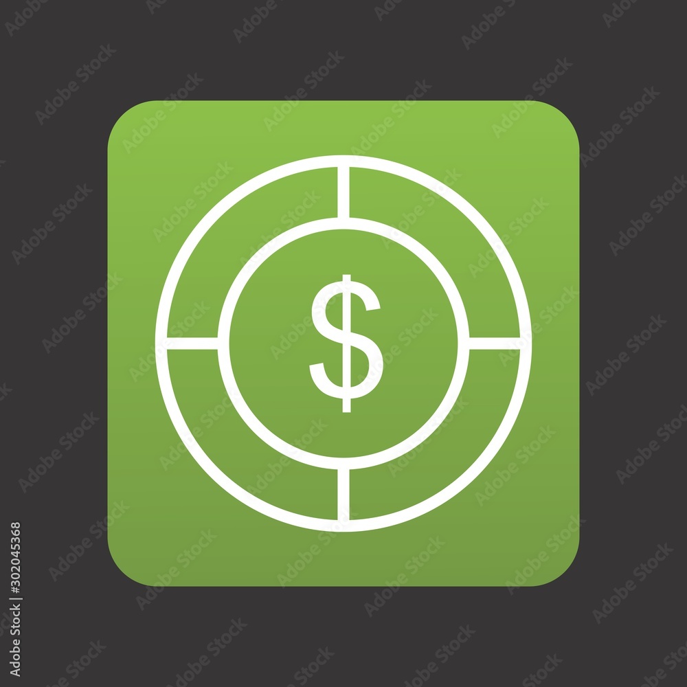 Dollar Target Icon For Your Design,websites and projects. Dollar Target Icon For Your Design,websites and projects.