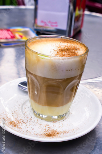 Barraquito - coffee of Canary Islands photo