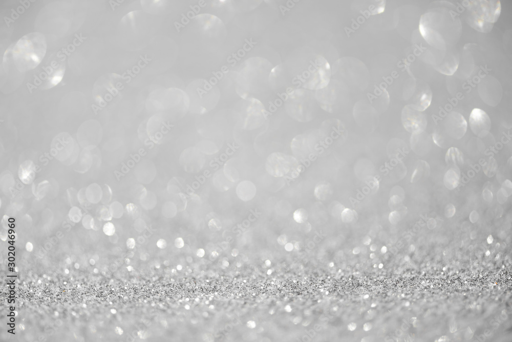 Silver christmas glitter background Silver christmas glitter background