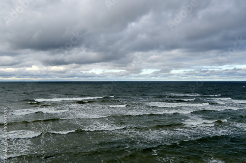 stormy sea and sky